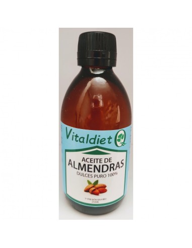 Aceite Almendras Dulces Puro 100% 250 Ml de Vitaldiet