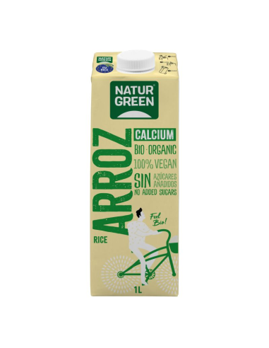 Bebida Arroz Calcium Bio 1 Litro de Naturgreen