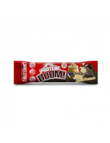 Protein Boom Barritas Chocopeanuts 24Ud. Nutrisport