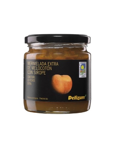 Mermelada Melocoton Extra Con Agave 270G de Delizum