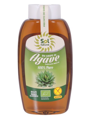 Sirope De Agave Grande Bio 500 Mililitros Sol Natural