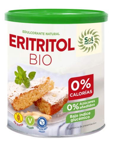 Eritritol Bio 500 Gramos  Sol Natural