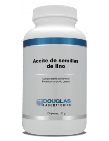 Aceite De Semillas De Lino 100  Perlas de Douglas