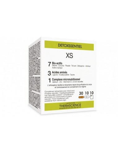 Detoxssentiel Xs 30 Cápsulas +10 Comprimidos+10 Sobres Therascience