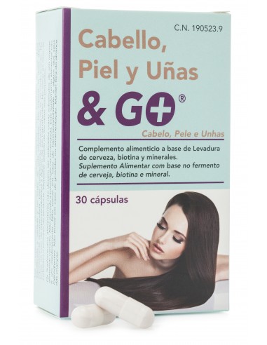 Cabello Piel Y Uñas & Go 30 Cap de Pharma&Go