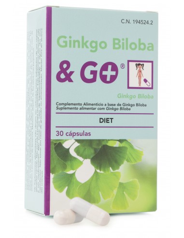 Ginkgo Biloba & Go 30 Cap de Pharma&Go