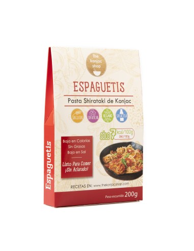 Espaguetis De Konjac 200 Gramos The Konjac Shop