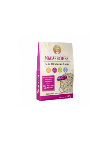 Macarrones De Konjac 200 Gramos The Konjac Shop