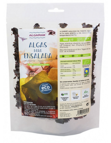 Mezcla Para Ensalada Bio 100 G Algamar