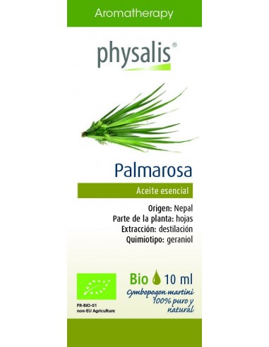 Aceite esencial de palmarosa bio 10ml Physalis