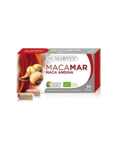 Macamar   Maca Andina Bio   60 Cápsulas  Vegetales Marnys