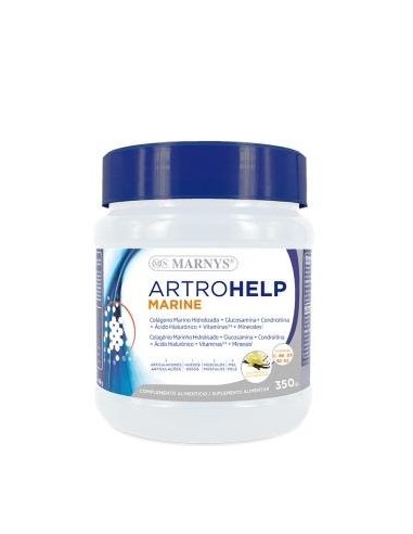 Arthrohelp Marine Colágeno + Glucosamina + Condroitina+ Mg + Calcio  + Ácido Hialurónico + Vitamina C,B2,B6,K2+D3     350 G - S