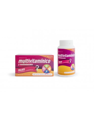 Onevit Multivitaminico Mujer 30+15 Vcaps de Onevit