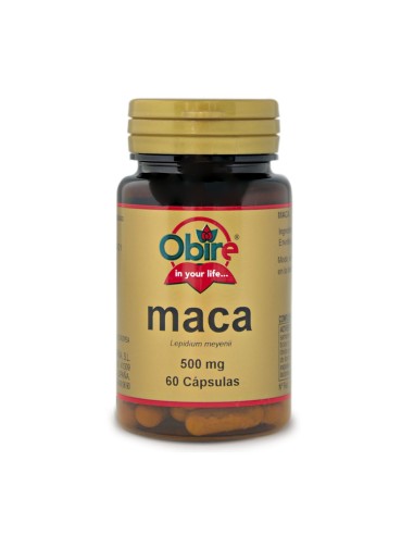 Maca 500 Mg 180 Caps de Obire