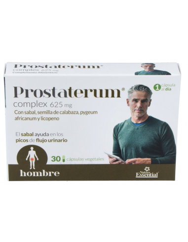 Prostaterum® 625 mg. 30 capsulas vegetales. de Nature Essential