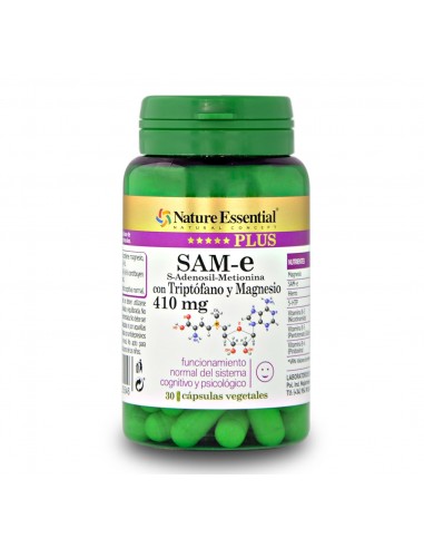 Same+Triptofano+Magnesio Complex 410 Mg 30 Vcaps de Nature E