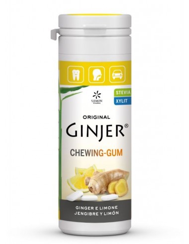 Ginjer Chicles Limon 30G Stevia de Lemonpharma