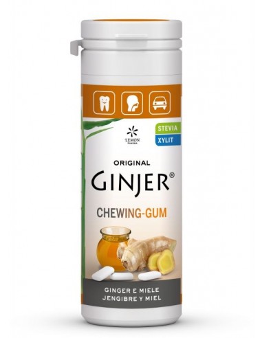 Ginjer Chicles Miel 30G Stevia de Lemonpharma