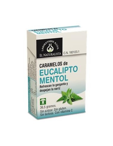 Caramelos Eucalipto - Mentol 20 Unidades de El Naturalista