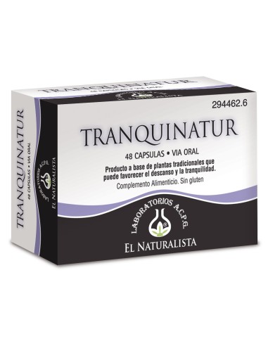 Tranquinatur Sueño Plus 48 Cápsulas  El Naturalista