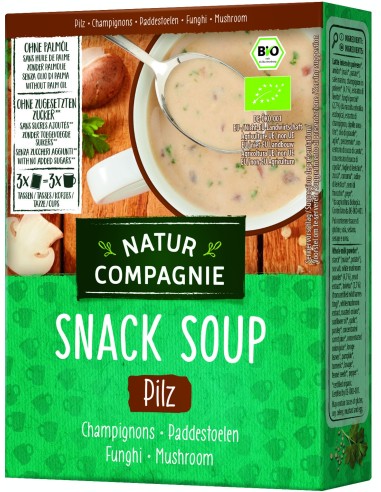 Sopa Instantanea Champiñon Bio 3 X 17 Gr de Natur Compagnie