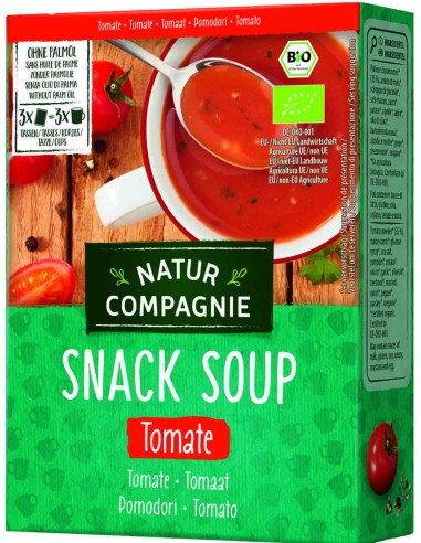 Sopa Instantanea Tomate Bio 3X 20 Gr de Natur Compagnie