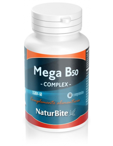 Mega B50 Complex 60 Cápsulas  Naturbite