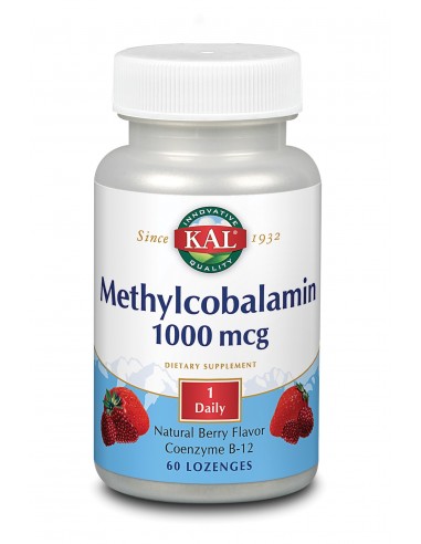 Methylcobalamin 1000 Mcg. (B12)  60 Comp.Lozenges Fresa Solaray