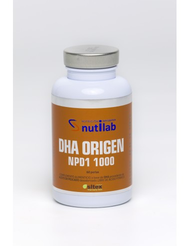 Dha Origen Npd1 1000 Blister 60 perlas. de Nutilab