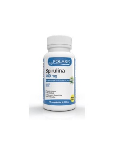 Spirulina 400Miligramos 100 Comprimidos Polaris