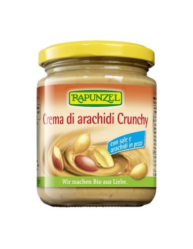 Crema Cacahuete Crunchy Sal Rapunzel 250 G de Rapunzel