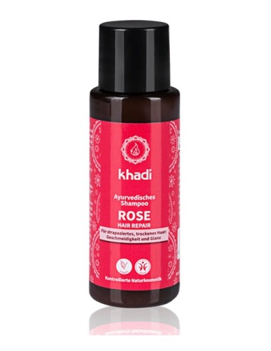 Champu Viaje Rosa-Reparador 30 Ml de Khadi