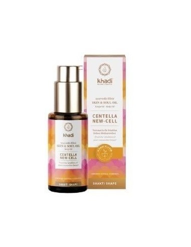 Aceite Elixir Ayurveda Centella Elasticidad 50 Mililitros Khadi