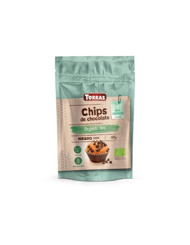 Chips De Chocolate Negro Mini 200 Gramos  Bio Sg Vegan Torras