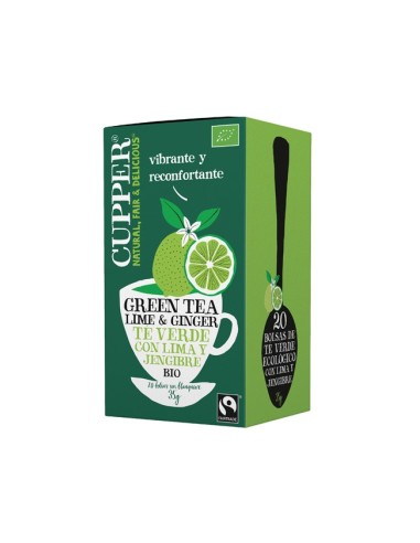 Pack Te Verde Cupper 2 X 20  Bolsitas de Cupper