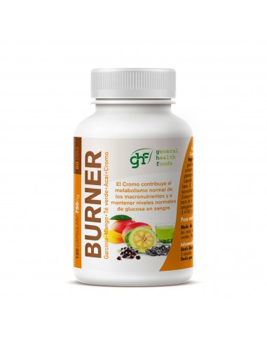 Burner (Garcinia,Mango,Te verde,Acai,Cromo) 750mg 120 capsul