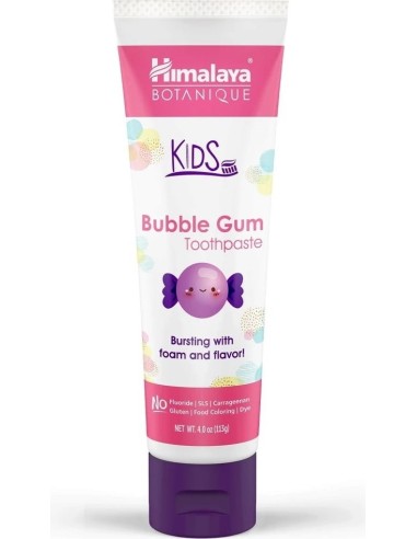 Dentifrico Botanique Infantil Chicle 80 Gramos Himalaya