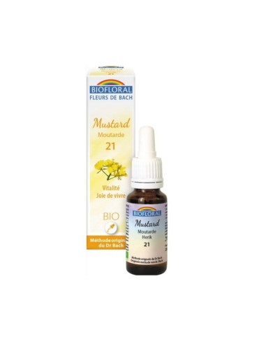 Flores De Bach 21 Mustard - Mostaza Bio Demeter* - 20 Mlde B