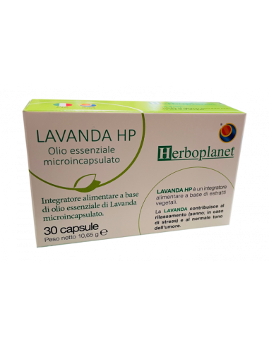 Lavanda Hp 10,65 G, 30 Capsulas De A. E. Microencapsulados de Herboplanet