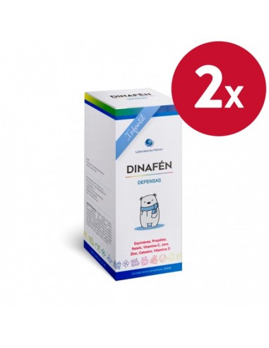 Pack 2 ud Dinafen Defensas Infantil 250 ml de Mahen