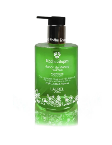 Jabon De Manos Laurel Con Dosificador 300 Ml de Radhe Shyam