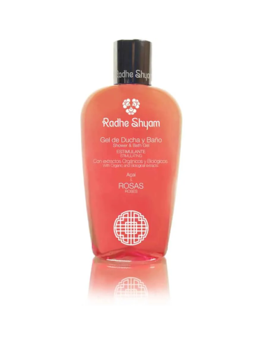 Gel De Baño Rosas Estimulante  250 Ml de Radhe Shyam