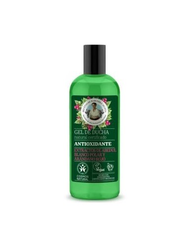 Gel De Ducha Antioxidante 260 Mililitros Vegan Agafia