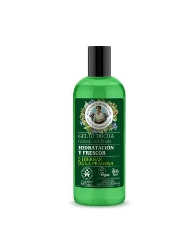 Gel De Ducha Hidratante Y Refrescante 260 Mililitros Vegan Agafia