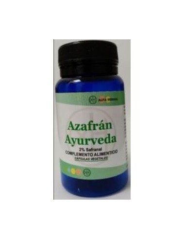 Azafran Ayurveda 50 Cápsulas  Vegan Alfa Herbal