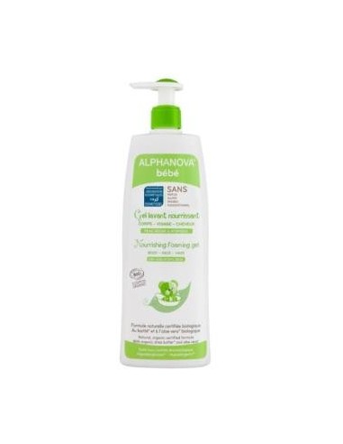 Gel Dermolimpiador Nutritivo Bebe 500 Mililitros Bio Alphanova