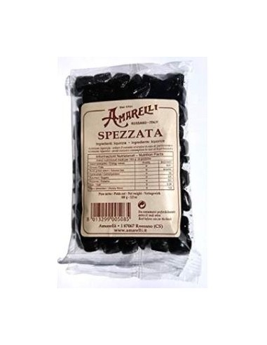 Spezzata Trocitos Regaliz Bolsa Expo 10X100 Gramos Amarelli