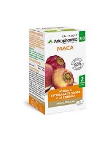 Maca 40Arkocapsulas. Bio de Arkopharma