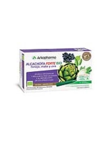 Arkofluido Alcachofa Forte 20 Ampollas Bio de Arkopharma