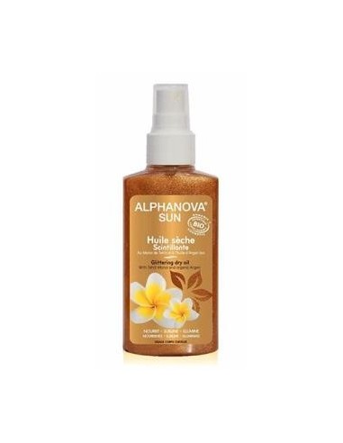 Aceite Seco Radiante Con Purpurina 125 Mililitros Bio Alphanova